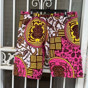 African prints shorts